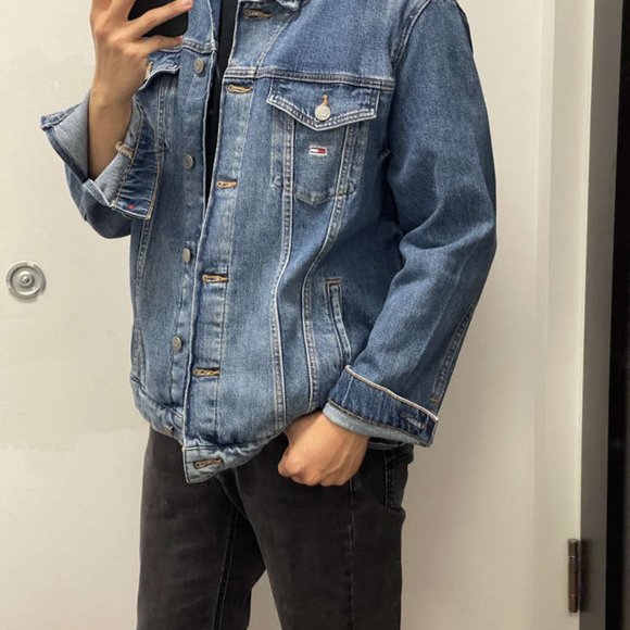 S M Tommy Hilfiger Jeans 78F0882 495 Denim Jacket NWT - Picture 12 of 14